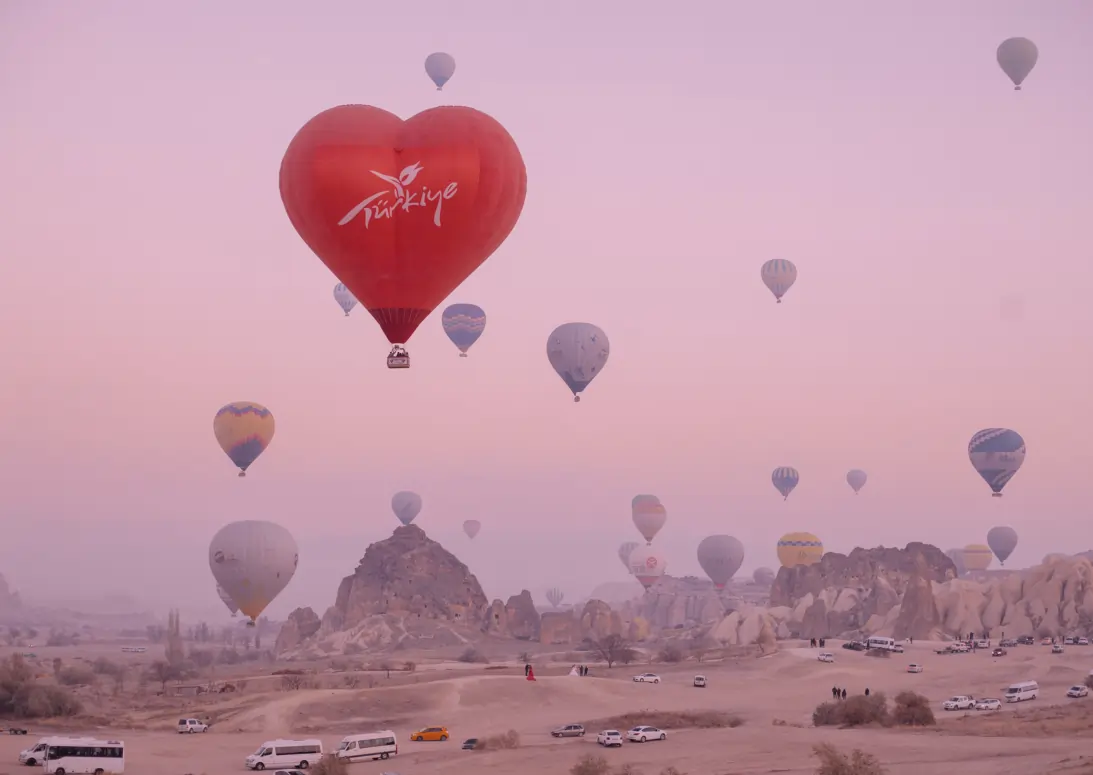 Hot Air Balloons in Cappadocia, Turkey