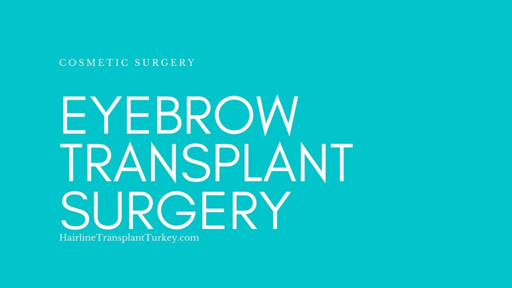Eyebrow transplant surgery