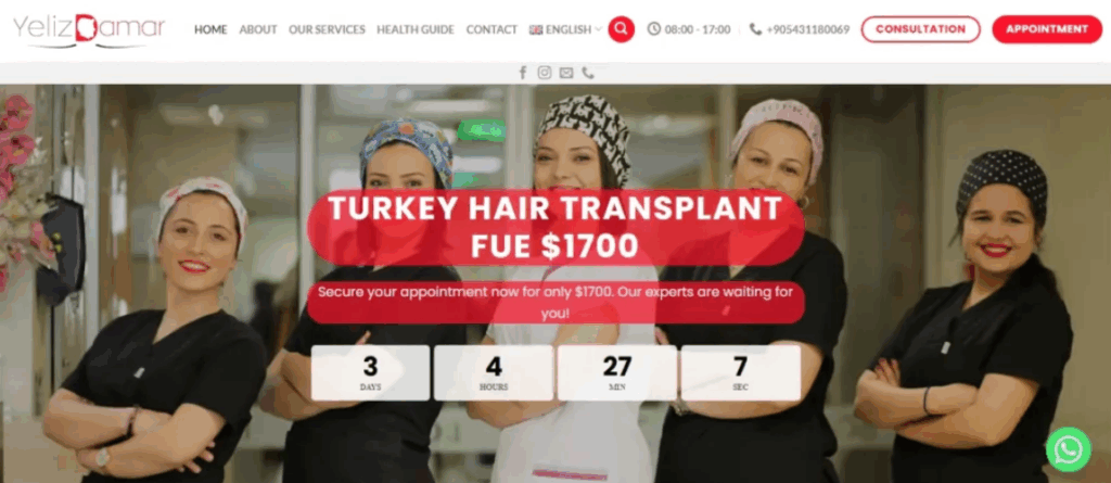 anatolian hair clinic home oage